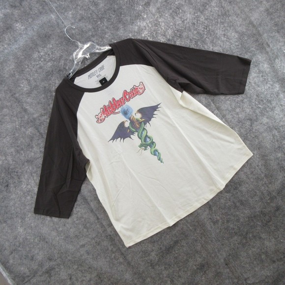 Motley Crue Mens T-Shirt Size XXL Feel Good Raglan Tee Licensed Cotton Blend New - Picture 11 of 14